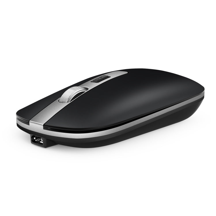 HXSJ M50 2.4GHZ 800,1200,1600dpi Three Gear Adjustment Dual-mode Wireless Mouse USB + Bluetooth 5.1 Rechargeable(Black) - Wireless Mice by HXSJ | Online Shopping South Africa | PMC Jewellery | Buy Now Pay Later Mobicred