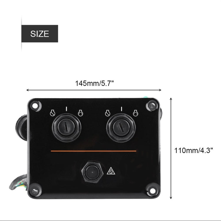 For Yamaha Outboard Vertical Dual Control Panel Ignition Key Switch 6K1-82570-08-00 - Marine Accessories & Parts by PMC TechLife | Online Shopping South Africa | PMC TechLife | Buy Now Pay Later Mobicred