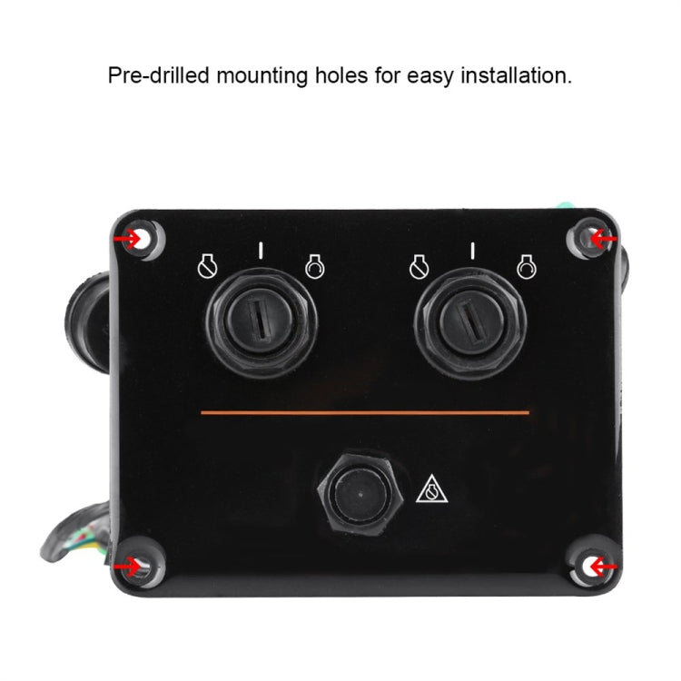 For Yamaha Outboard Vertical Dual Control Panel Ignition Key Switch 6K1-82570-08-00 - Marine Accessories & Parts by PMC TechLife | Online Shopping South Africa | PMC TechLife | Buy Now Pay Later Mobicred