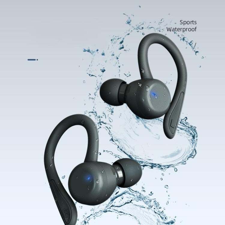 T&G T40 TWS IPX6 Waterproof Hanging Ear Wireless Bluetooth Earphones with Charging Box(White) - free shipping - PMC Jewellery - Order now!