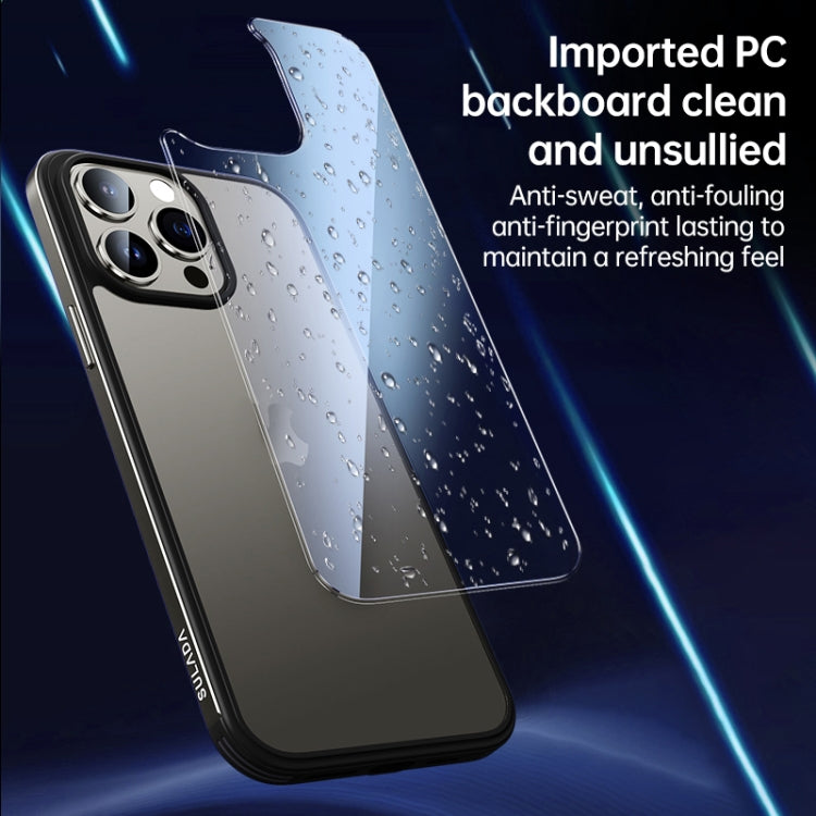 For iPhone 15 Plus SULADA Metal Frame + Nano Glass + TPU Phone Case(Gold) - iPhone 15 Plus Cases by SULADA | Online Shopping South Africa | PMC TechLife
