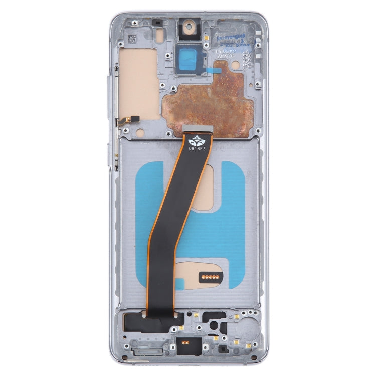 For Samsung Galaxy S20 SM-G980 TFT LCD Screen Digitizer Full Assembly with Frame, Not Supporting Fingerprint Identification(Silver) - LCD Screen by PMC Jewellery | Online Shopping South Africa | PMC Jewellery