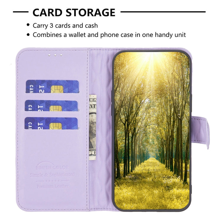 For Honor 100 Diamond Lattice Wallet Flip Leather Phone Case(Purple) - Honor Cases by PMC TechLife | Online Shopping South Africa | PMC TechLife | Buy Now Pay Later Mobicred