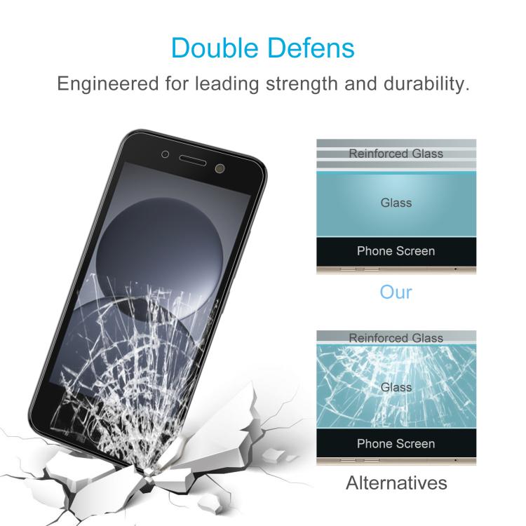 For itel A20 10pcs 0.26mm 9H 2.5D Tempered Glass Film - free shipping - PMC TechLife - Order now!