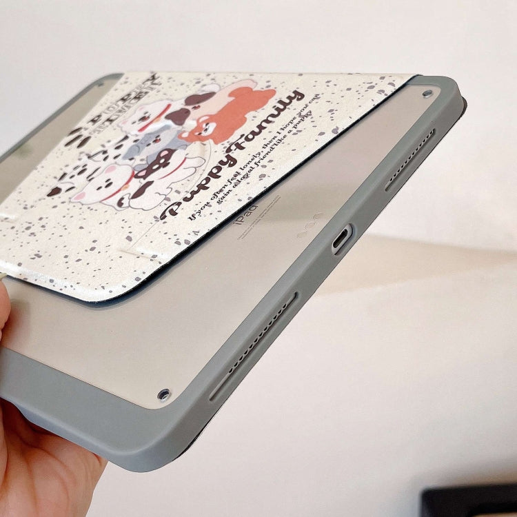 For iPad Air 11 2024 / iPad Pro 11 Painted Magnetic Split Leather Tablet Case(Puppy) - iPad Air 11 2024 Cases by PMC TechLife | Online Shopping South Africa | PMC TechLife | Buy Now Pay Later Mobicred