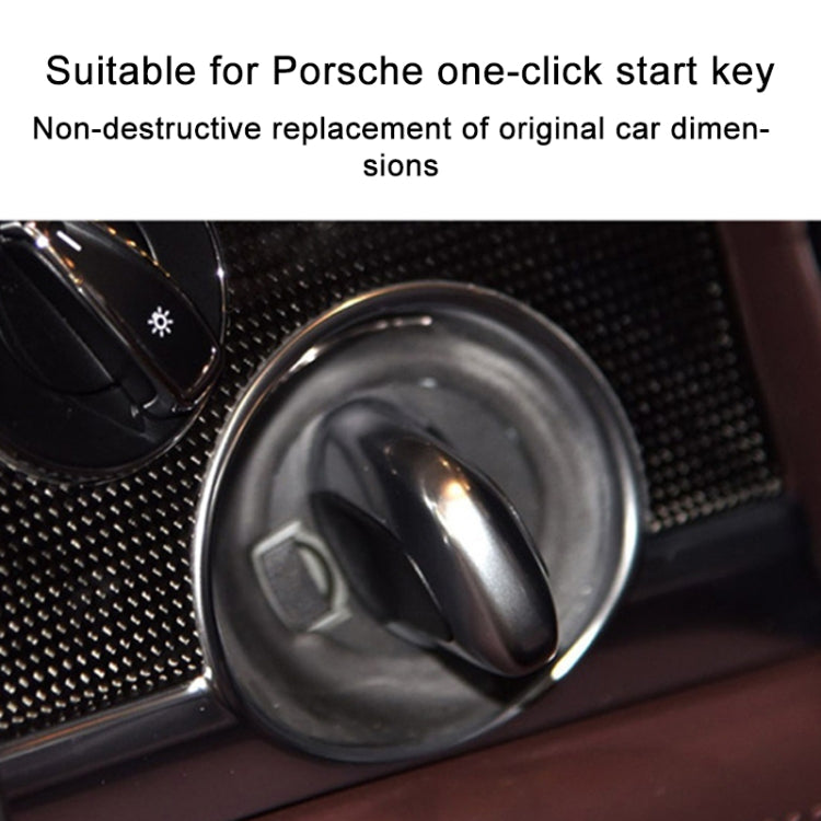 For Porsche Cayenne 2011-2017 Car One-button Start Engine Key Ignition Switch Button(Pink) - Car Switches by PMC TechLife | Online Shopping South Africa | PMC TechLife | Buy Now Pay Later Mobicred