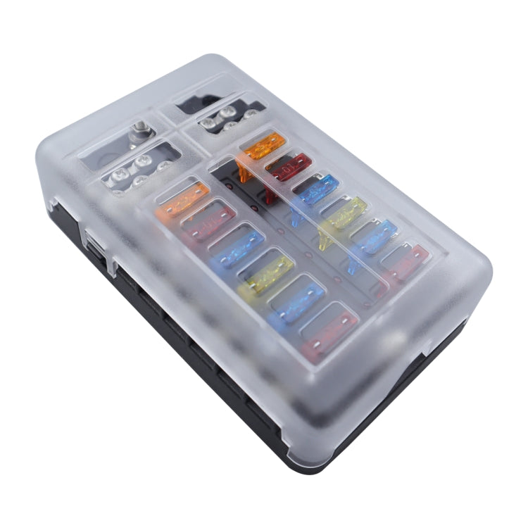 CP-4039 12 Way Fuse Block with 24pcs Fuses and 12pcs Rerminals - Fuse by PMC TechLife | Online Shopping South Africa | PMC TechLife | Buy Now Pay Later Mobicred