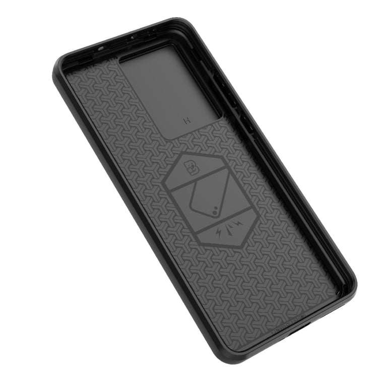 For OnePlus Nord CE3 5G Sliding Camshield TPU + PC Shockproof Phone Case with Holder(Black) - OnePlus Cases by PMC TechLife | Online Shopping South Africa | PMC TechLife
