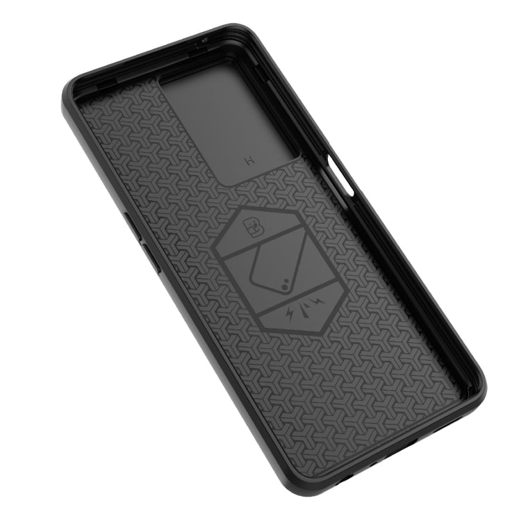 For OnePlus Nord CE 3 Lite 5G Sliding Camshield TPU + PC Shockproof Phone Case with Holder(Purple) - OnePlus Cases by PMC TechLife | Online Shopping South Africa | PMC TechLife | Buy Now Pay Later Mobicred