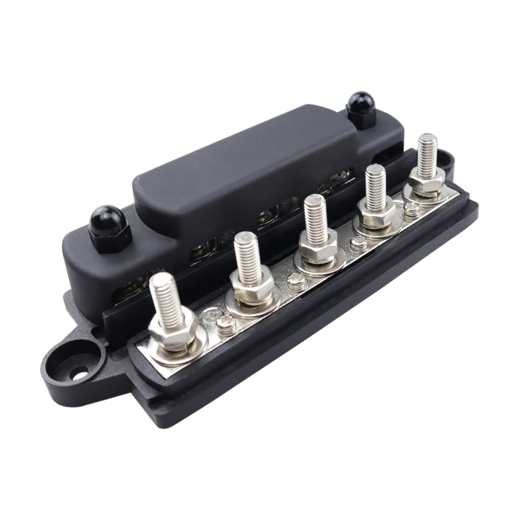 CP-4132 RV / Yacht M6 5-stud Double Row Busbar(Red Black) - Fuse by PMC TechLife | Online Shopping South Africa | PMC TechLife | Buy Now Pay Later Mobicred