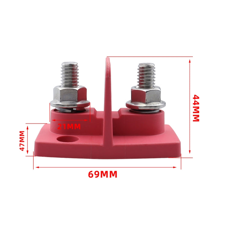 Dual Power M10 Binding Post Cable Connector(Red) - free shipping - PMC TechLife - Order now!