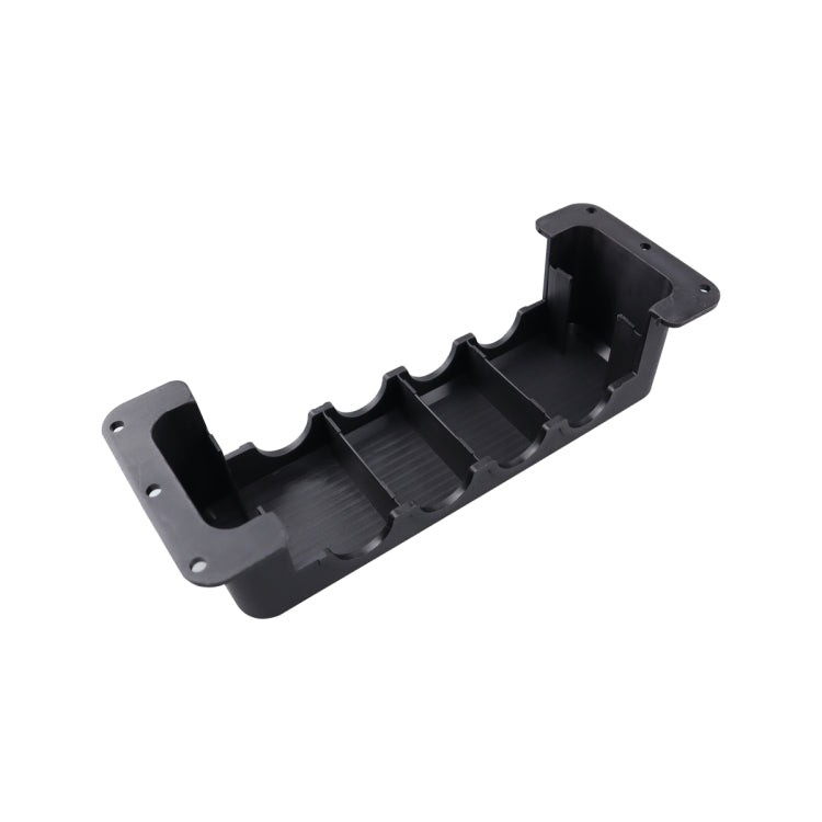 RV 600A High Current Busbar 4-way Straight M10 Wiring Studs(Black) - Fuse by PMC TechLife | Online Shopping South Africa | PMC TechLife | Buy Now Pay Later Mobicred