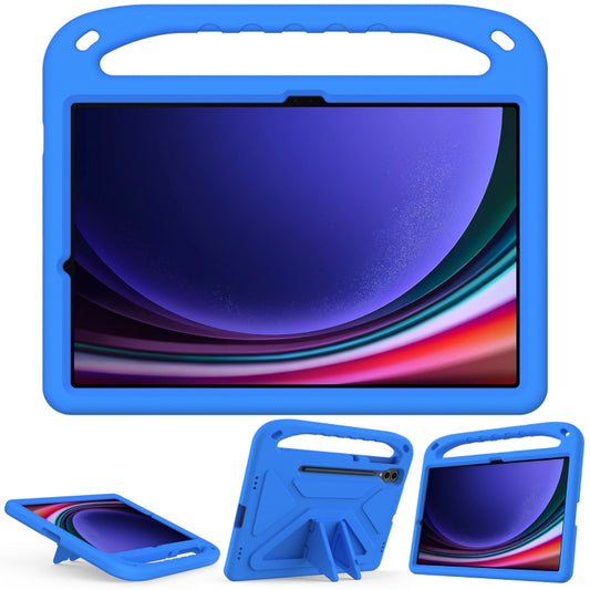 For Samsung Galaxy Tab S9+ Handle EVA Shockproof Tablet Case with Holder(Blue) - Galaxy Tab S9+ Cases by PMC Jewellery | Online Shopping South Africa | PMC Jewellery | Buy Now Pay Later Mobicred