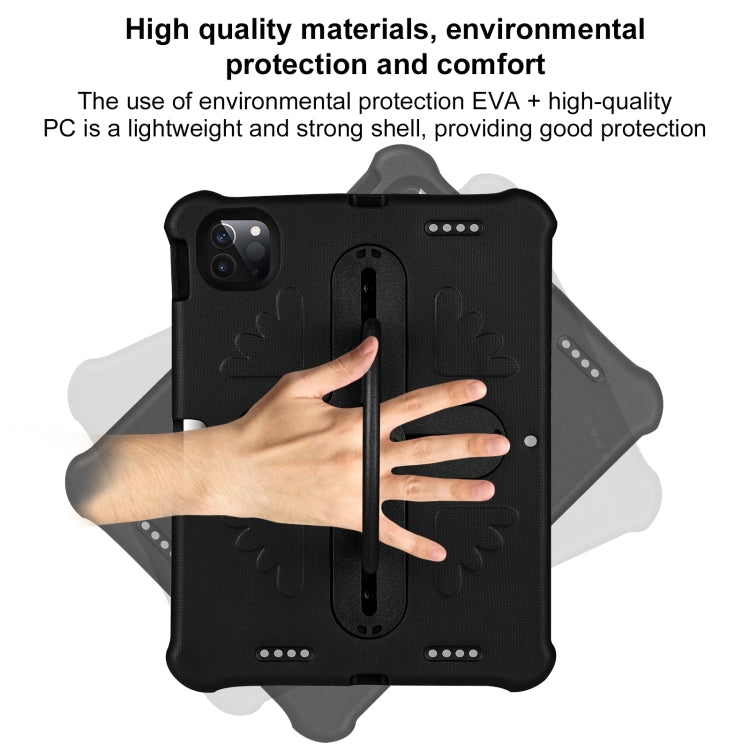 For iPad Pro 11 2024 Shield 360 Rotation Handle EVA Shockproof PC Tablet Case(Black) - iPad Pro 11 2024 Cases by PMC TechLife | Online Shopping South Africa | PMC TechLife | Buy Now Pay Later Mobicred