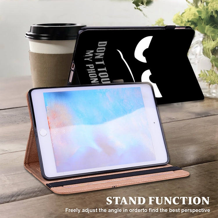 For Xiaomi Pad 6 / Pad 6 Pro Crystal Texture Painted Leather Tablet Case(Dont Touch My Phone) - More Tablet Cases by PMC TechLife | Online Shopping South Africa | PMC TechLife | Buy Now Pay Later Mobicred