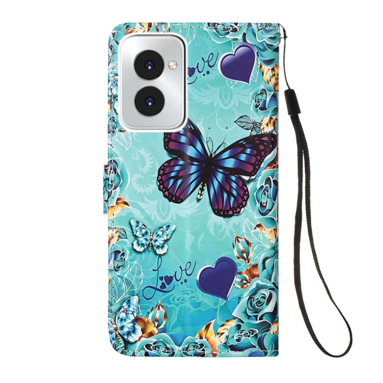 For Motorola Moto G Power 5G 2024 Colored Drawing Pattern Plain Weave Leather Phone Case(Caring Butterfly) - Motorola Cases by PMC Jewellery | Online Shopping South Africa | PMC Jewellery | Buy Now Pay Later Mobicred