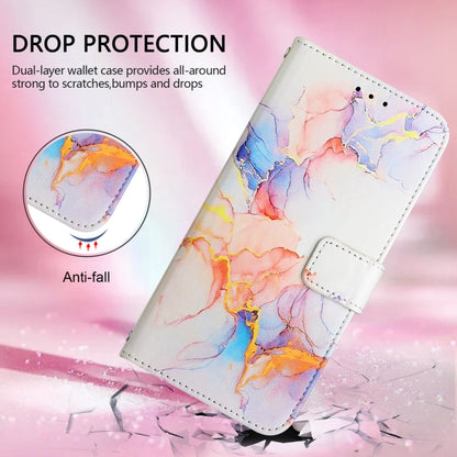 For Huawei Pura 70 PT003 Marble Pattern Flip Leather Phone Case(LS004 Marble White) - Huawei Cases by PMC Jewellery | Online Shopping South Africa | PMC Jewellery | Buy Now Pay Later Mobicred