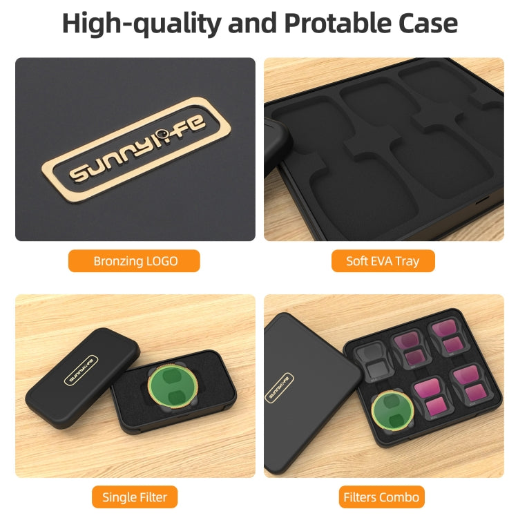 For DJI Air 3 Sunnylife Camera Lens Filter, Filter:4 in 1 ND4/PL ND8/PL ND16/PL ND32/PL - free shipping - PMC TechLife - Order now!