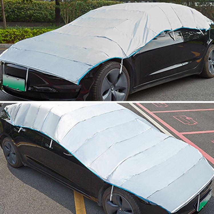 Automatic Retractable SUV Universal Sunshade Snow-proof Dust-proof Cover, Size:L - PE Material by PMC TechLife | Online Shopping South Africa | PMC TechLife | Buy Now Pay Later Mobicred