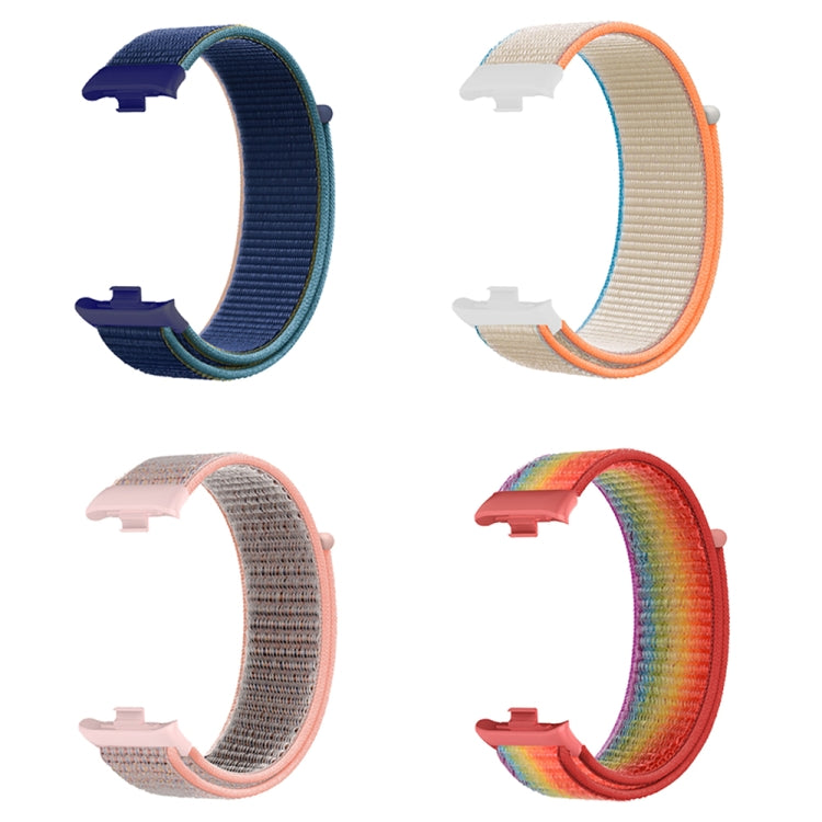 For Xiaomi Smart Band 9 Pro / 8 Pro Nylon Loop Watch Band(Blue Sea) - Watch Bands by PMc TechLife | Online Shopping South Africa | PMc TechLife | Buy Now Pay Later Mobicred