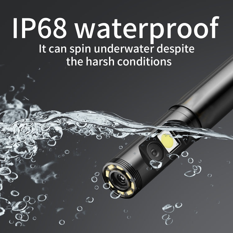 P120 Rotatable 8mm Dual Lenses Industrial Endoscope with Screen, 9mm Tail Pipe Diameter, Spec:5m Tube -  by PMC TechLife | Online Shopping South Africa | PMC TechLife | Buy Now Pay Later Mobicred