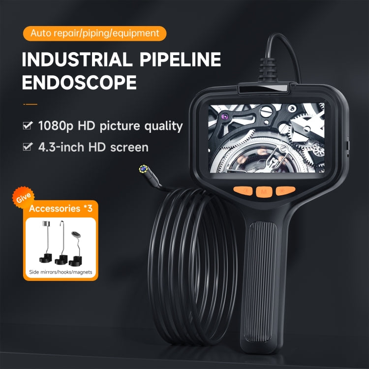 P200 5.5mm Front Lenses Integrated Industrial Pipeline Endoscope with 4.3 inch Screen, Spec:30m Tube -  by PMC Jewellery | Online Shopping South Africa | PMC Jewellery | Buy Now Pay Later Mobicred