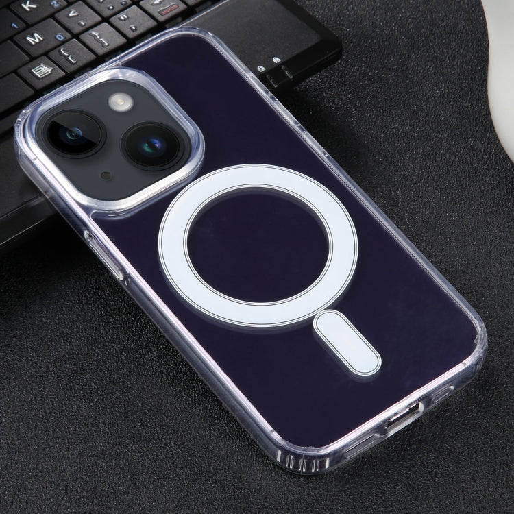 For iPhone 15 GEBEI MagSafe Magnetic Transparent Phone Case(Transparent) - iPhone 15 Cases by GEBEI | Online Shopping South Africa | PMC Jewellery