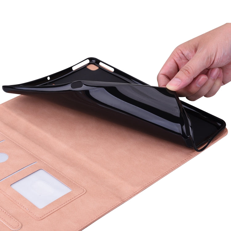 For Lenovo Tab K11 Plus Butterfly Flower Embossed Leather Tablet Case(Rose Gold) - Lenovo by PMC TechLife | Online Shopping South Africa | PMC TechLife | Buy Now Pay Later Mobicred