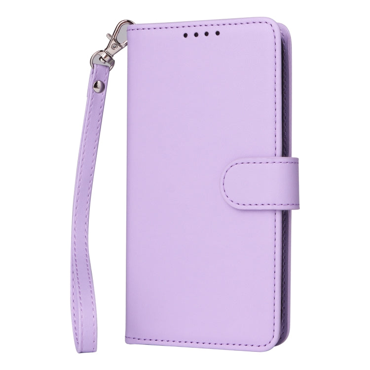 For iPhone 16 Plus BETOPNICE BN-005 2 in 1 Detachable Imitate Genuine Leather Phone Case(Light Purple) - iPhone 16 Plus Cases by BETOPNICE | Online Shopping South Africa | PMC Jewellery | Buy Now Pay Later Mobicred