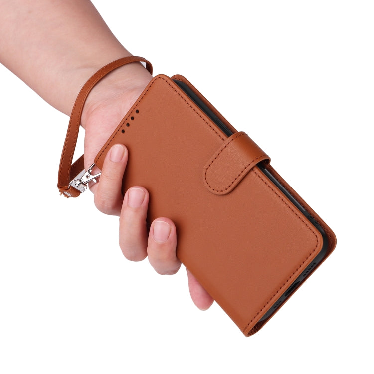 For iPhone 16 Plus BETOPNICE BN-005 2 in 1 Detachable Imitate Genuine Leather Phone Case(Brown) - iPhone 16 Plus Cases by BETOPNICE | Online Shopping South Africa | PMC Jewellery | Buy Now Pay Later Mobicred