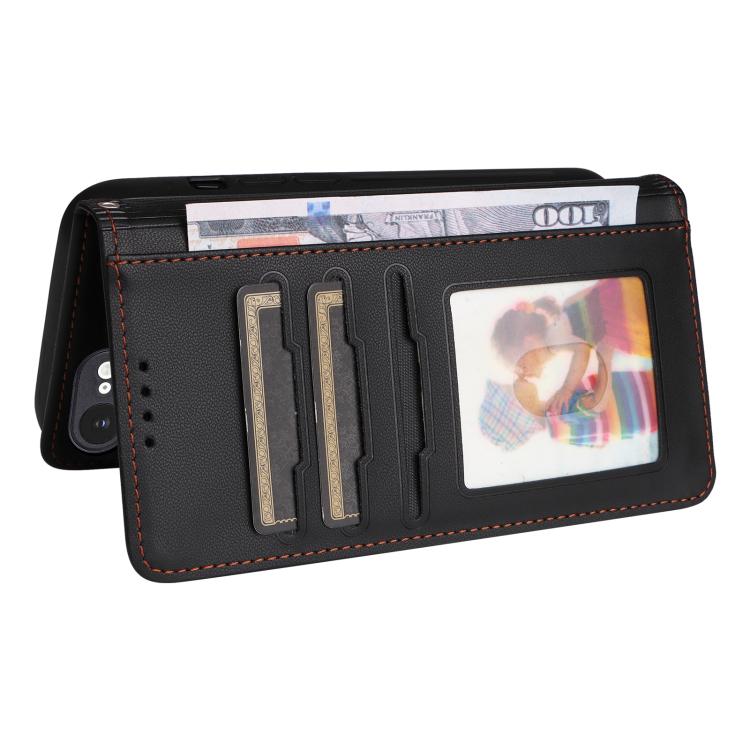 For iPhone 16e BETOPNICE BN-005 2 in 1 Detachable Imitate Genuine Leather Phone Case(Black) - free shipping - PMc TechLife - Order now!