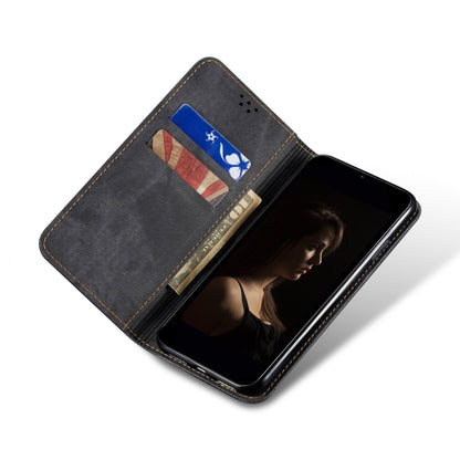 For Xiaomi Redmi K70/K70 Pro Denim Texture Casual Style Horizontal Flip Leather Case(Black) - K70 Pro Cases by PMC Jewellery | Online Shopping South Africa | PMC Jewellery | Buy Now Pay Later Mobicred