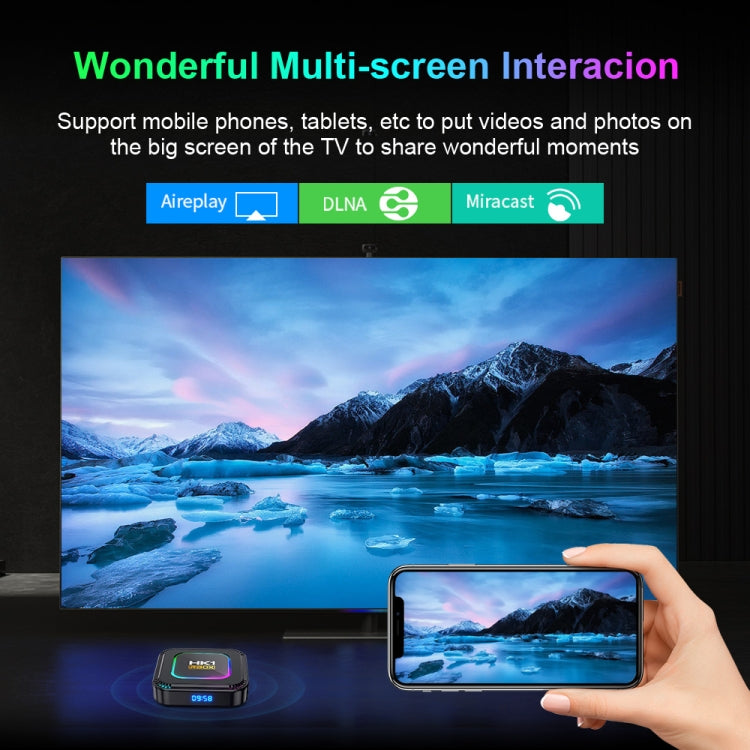 HK1 RBOX K8 8K Android 13.0 Smart TV Box with Remote Control, 4GB+64GB, RK3528 Quad-Core(US Plug) - Others by PMC TechLife | Online Shopping South Africa | PMC TechLife | Buy Now Pay Later Mobicred