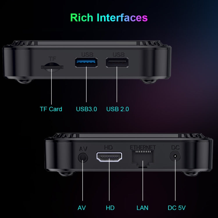 HK1 RBOX K8 8K Android 13.0 Smart TV Box with Remote Control, 4GB+128GB, RK3528 Quad-Core(EU Plug) - Others by PMC TechLife | Online Shopping South Africa | PMC TechLife | Buy Now Pay Later Mobicred