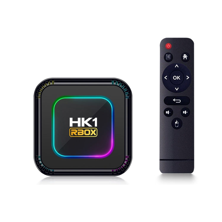 HK1 RBOX K8 8K Android 13.0 Smart TV Box with Remote Control, 4GB+32GB, RK3528 Quad-Core(EU Plug) - Others by PMC Jewellery | Online Shopping South Africa | PMC Jewellery | Buy Now Pay Later Mobicred