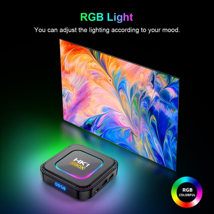 HK1 RBOX K8 8K Android 13.0 Smart TV Box with Remote Control, 4GB+32GB, RK3528 Quad-Core(US Plug) - Others by PMC TechLife | Online Shopping South Africa | PMC TechLife | Buy Now Pay Later Mobicred