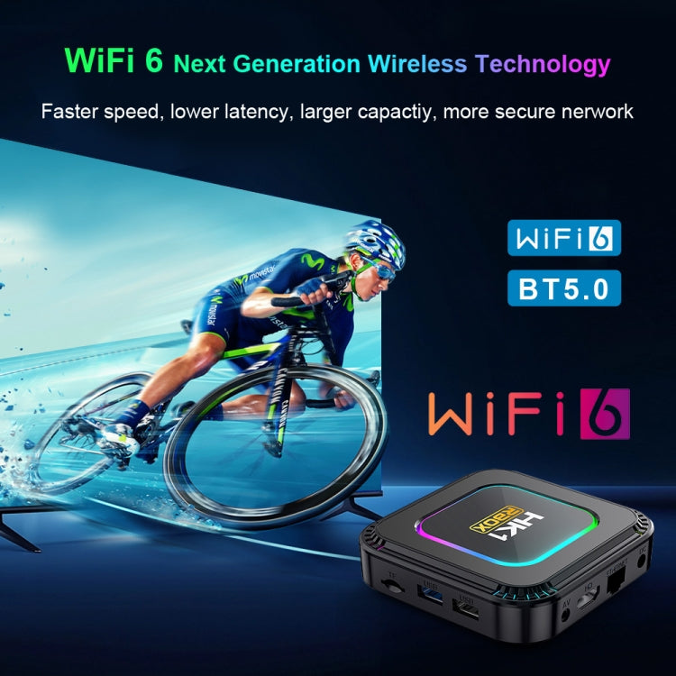HK1 RBOX K8 8K Android 13.0 Smart TV Box with Remote Control, 4GB+128GB, RK3528 Quad-Core(US Plug) - Others by PMC TechLife | Online Shopping South Africa | PMC TechLife | Buy Now Pay Later Mobicred