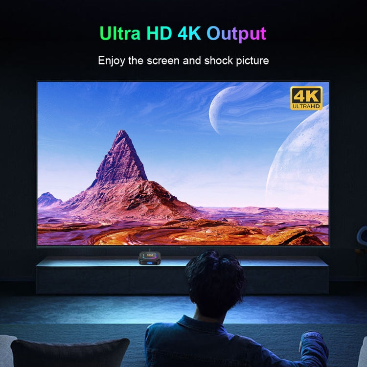 HK1 RBOX K8 8K Android 13.0 Smart TV Box with Remote Control, 4GB+32GB, RK3528 Quad-Core(AU Plug) - Others by PMC TechLife | Online Shopping South Africa | PMC TechLife | Buy Now Pay Later Mobicred