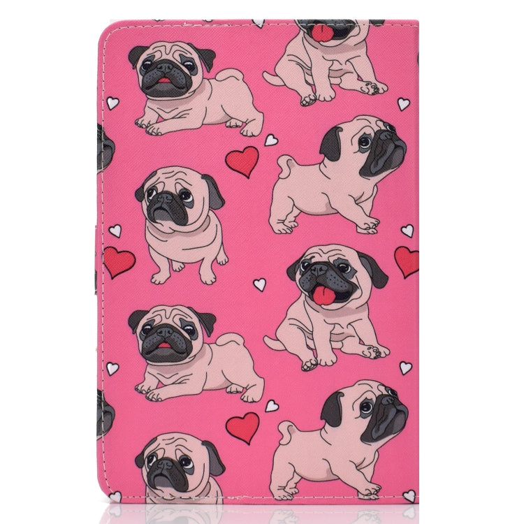 For 10 inch Universal Colored Drawing Pattern Horizontal Flip PU Leather Case with Holder & Card Slots(Love Dog) - 10 - 11 inch by PMC TechLife | Online Shopping South Africa | PMC TechLife | Buy Now Pay Later Mobicred