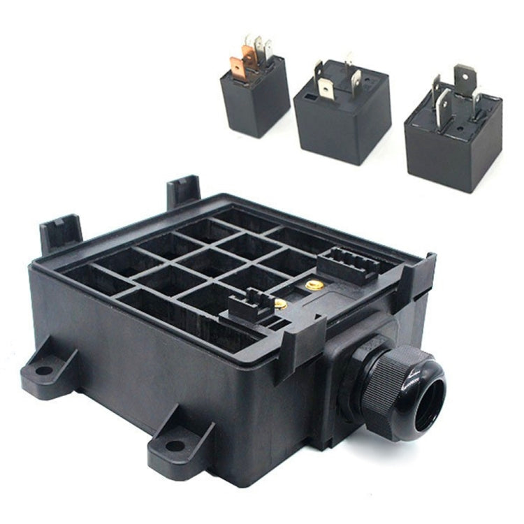 12V 5 Pin Car RV Waterproof Fuse Relay Box Car Modified Multi-Light Control Fuse Box - Fuse by PMC TechLife | Online Shopping South Africa | PMC TechLife | Buy Now Pay Later Mobicred