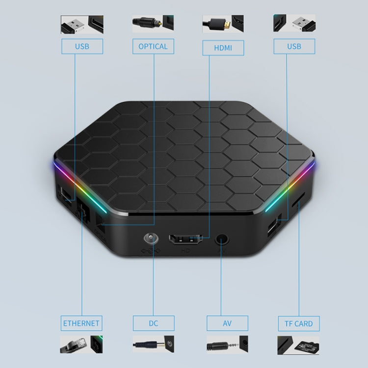 T95Z Plus 8K WiFi6 Android 12.0 Smart TV Box with Remote Control, 4GB+128GB, Allwinner H618 Quad-Core(AU Plug) - Others by PMC TechLife | Online Shopping South Africa | PMC TechLife | Buy Now Pay Later Mobicred