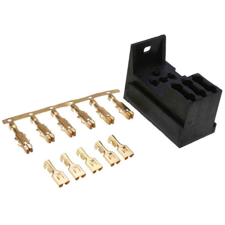 24V 4 Pin Car RV Engine Compartment Multi-Way Fuse Holder 3 Ways With Relay Holder - Fuse by PMC TechLife | Online Shopping South Africa | PMC TechLife | Buy Now Pay Later Mobicred