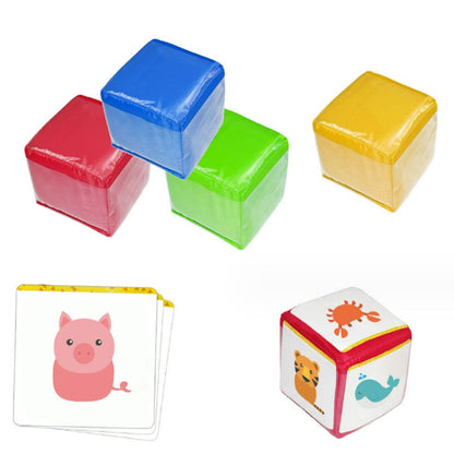 Children Soft Dice Throwing Toy Educational Aids(Three Dice) - Math Toys by PMC Jewellery | Online Shopping South Africa | PMC Jewellery | Buy Now Pay Later Mobicred