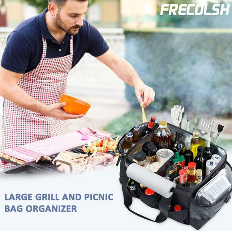 Foldable and Portable Outdoor Car Camping Picnic Storage Bag(Black) - Stowing Tidying by PMC TechLife | Online Shopping South Africa | PMC TechLife | Buy Now Pay Later Mobicred