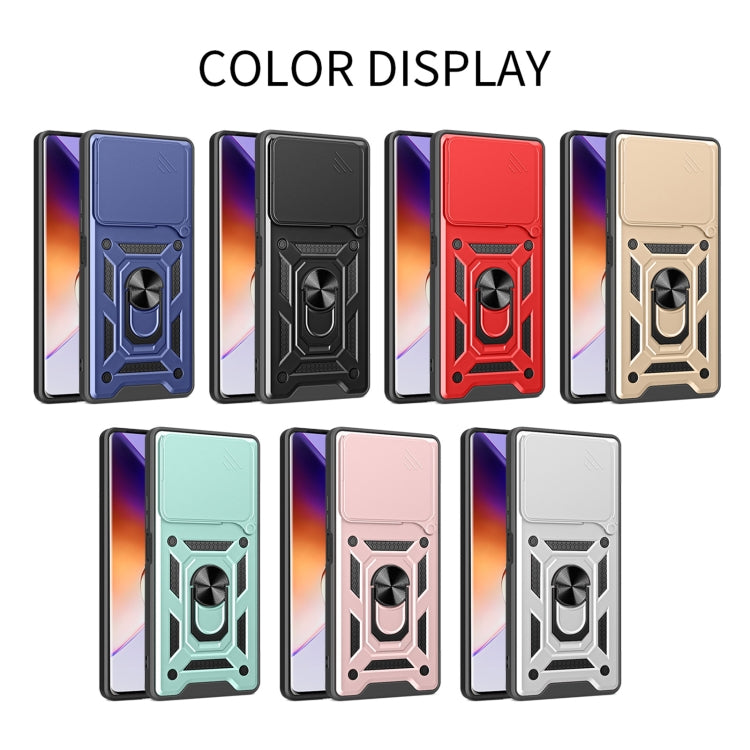 For Infinix Note 40 4G Sliding Camera Cover Design TPU+PC Phone Case(Rose Gold) - Infinix Cases by PMC TechLife | Online Shopping South Africa | PMC TechLife | Buy Now Pay Later Mobicred