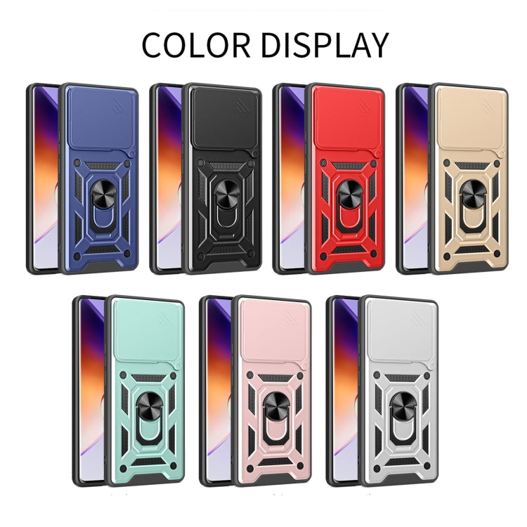 For Infinix Note 40 Pro/40 Pro+ 5G Sliding Camera Cover Design TPU+PC Phone Case(Silver) - Infinix Cases by PMC TechLife | Online Shopping South Africa | PMC TechLife | Buy Now Pay Later Mobicred