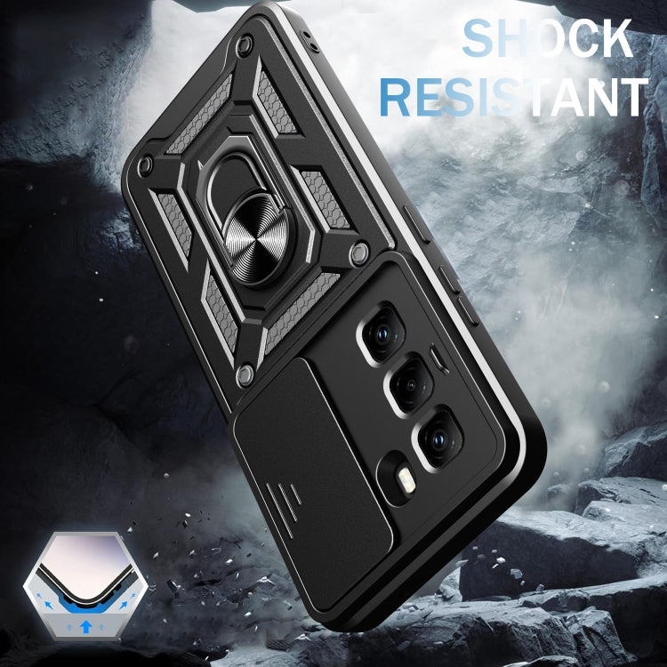 For Infinix Hot 50 Pro 4G Sliding Camera Cover Design TPU+PC Phone Case(Green) - free shipping - PMC TechLife - Order now!