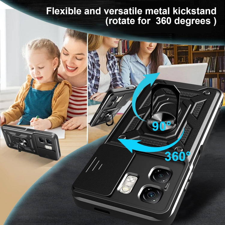 For Infinix Smart 9 / Hot 50i Sliding Camera Cover Design TPU+PC Phone Case(Silver) - free shipping - PMC TechLife - Order now!