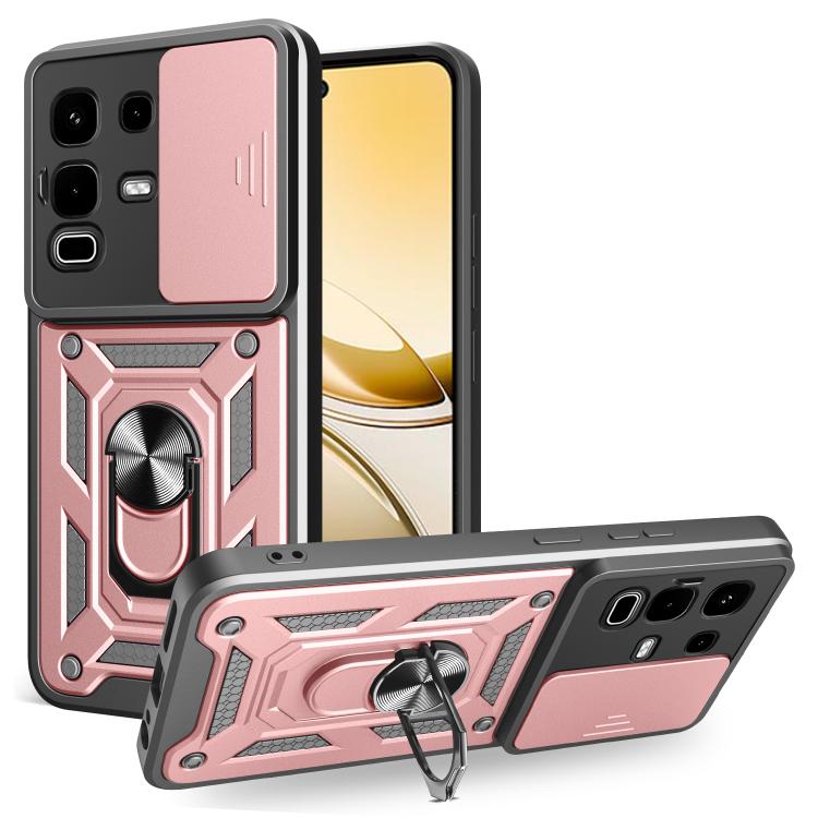 For Infinix Note 50s Sliding Camera Cover Design TPU+PC Phone Case(Rose Gold) - free shipping - PMC TechLife - Order now!