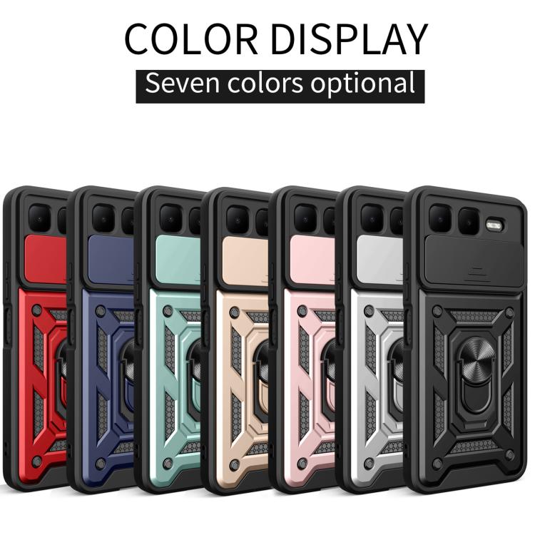For Infinix Smart 10 Plus 4G Sliding Camera Cover Design TPU+PC Phone Case(Green) - free shipping - PMC TechLife - Order now!